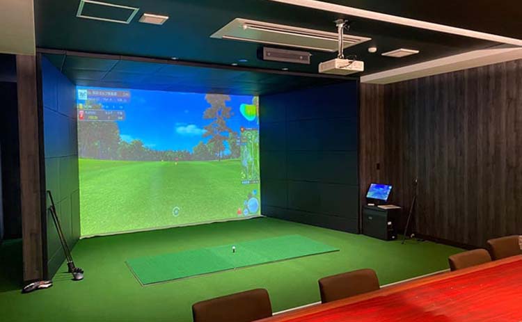 Installed in golf bar